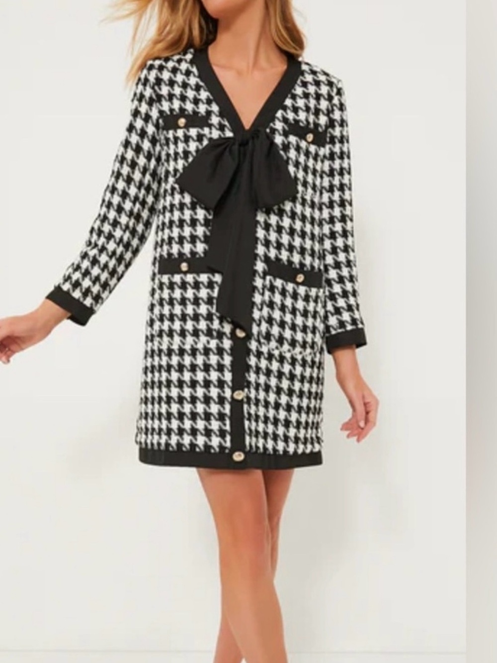 Tuckernuck Coco Tweed Bow Dress